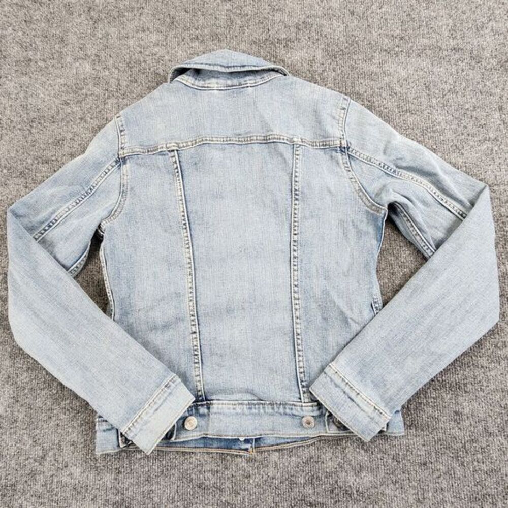 Levis Jacket Womens XS Blue Denim Jean Trucker Button Up Coat - Picture 5 of 7